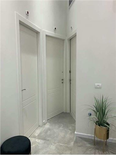 Cream Painting Waterproof Door