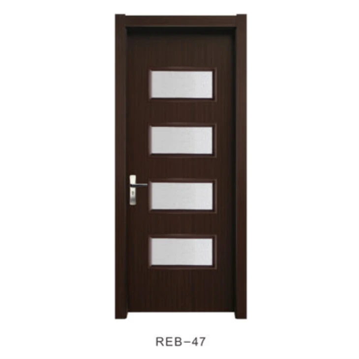 Multi-glass Bathroom WPC Waterproof Door
