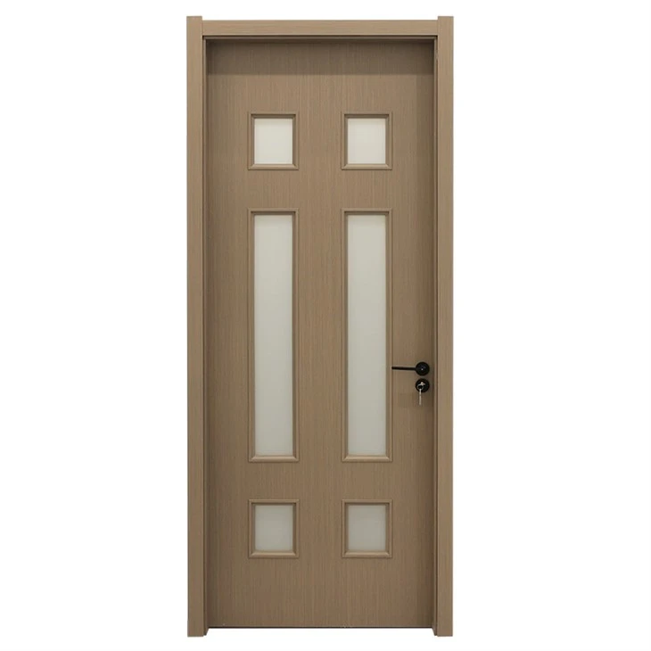 PVC Film Laminated Waterproof WPC Door