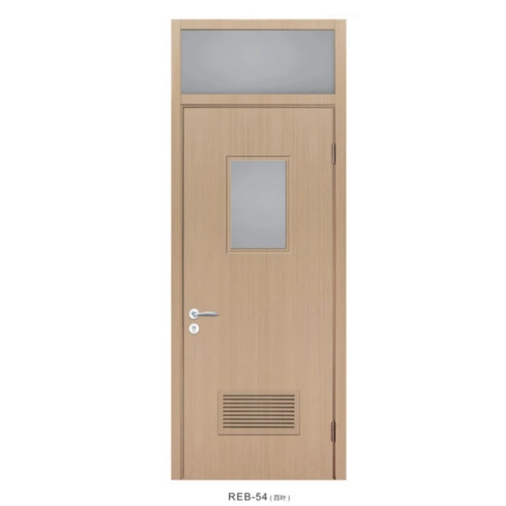 Waterproof Hospital WPC Door With Glass